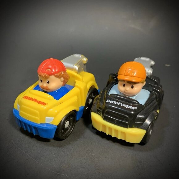 Fisher Price Little People Farmer Cow Disney Princess Barbie Wheelies Lot - Picture 11 of 12